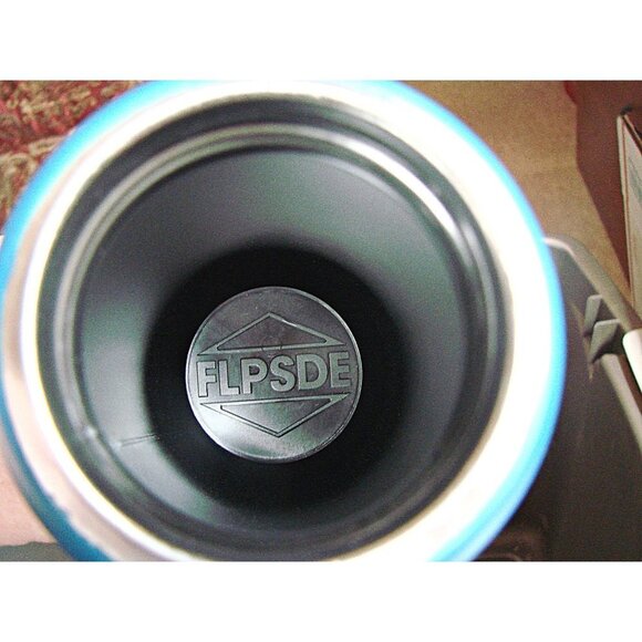 Flpsde Blue Flipside All In One Snack Storage Dual Chamber Water Bottle 27 Oz - Picture 6 of 8